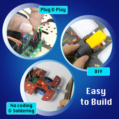Butterfly EduFields step-by-step instructions guide young engineers through ten built-in robotics projects.