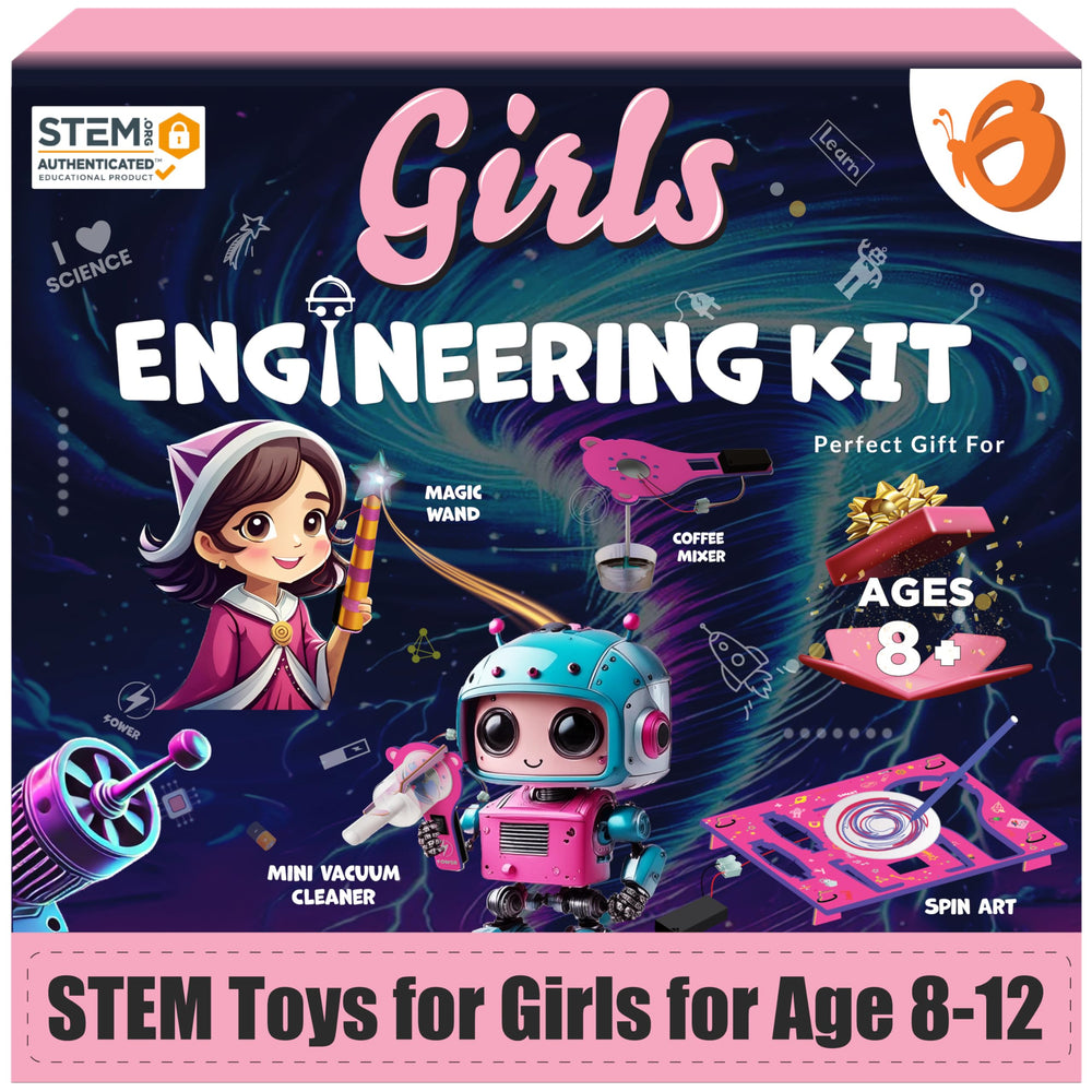 Butterfly EduFields vacuum-cleaner-build helps kids explore basic circuits and problem solving