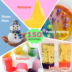 Butterfly EduFields volcano mold with vibrant colors sparks exciting experiments