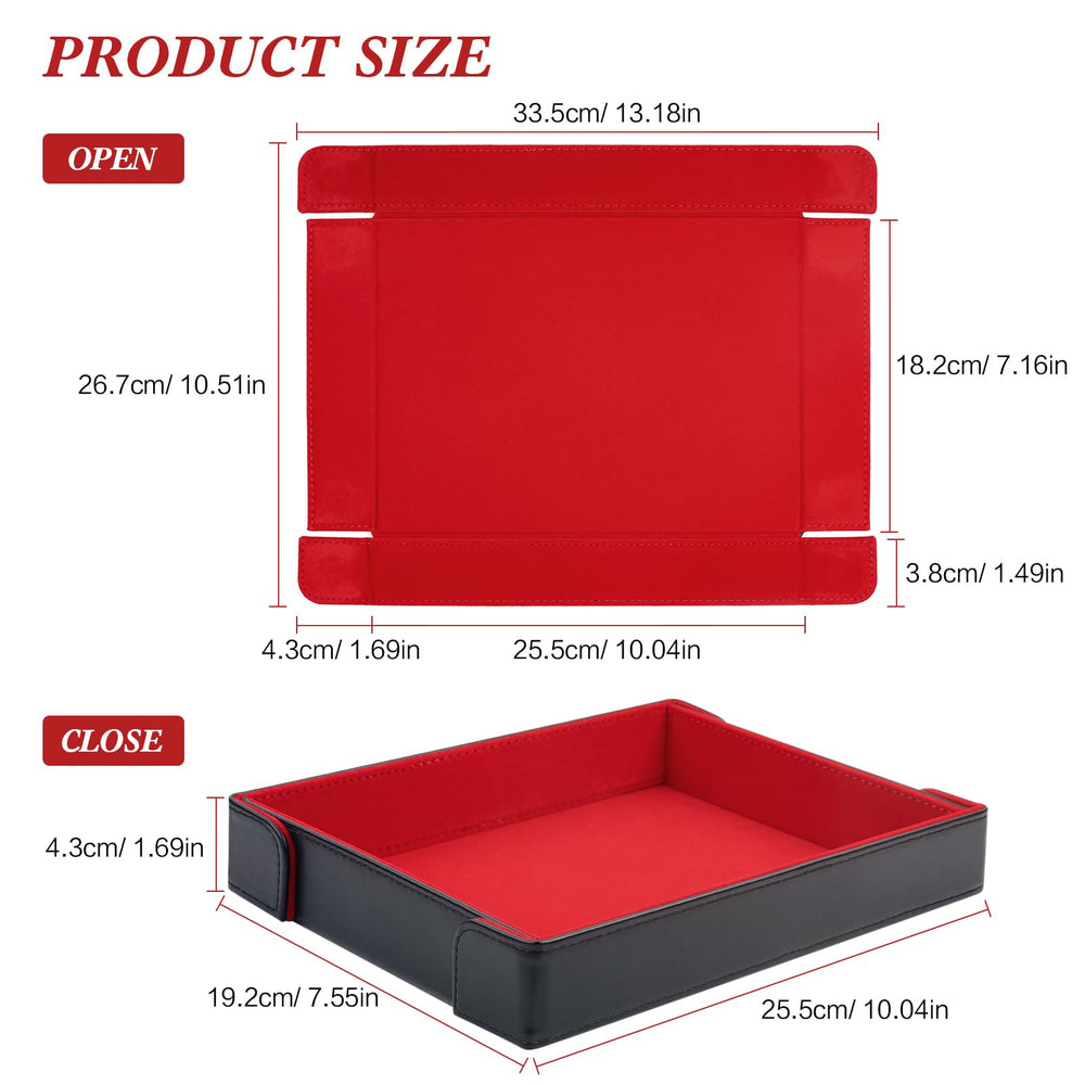 Buweeo PU leather exterior, compact and durable for travel-friendly dice gaming.