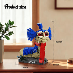BVANFKJGR Lego-compatible construction image demonstrates easy brick integration