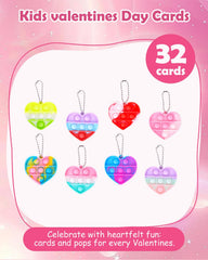 BVCNIG heart shaped pop fidget toys offering tactile play.