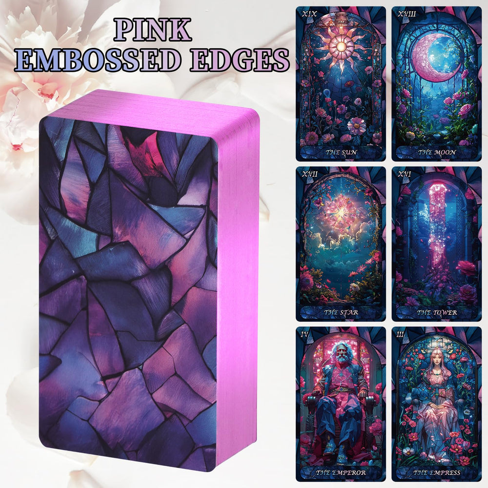 BWTY pink gilded edges add elegance to the deck