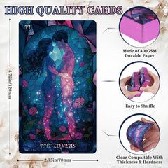 BWTY romantic tarot illustrations for a love-centered reading