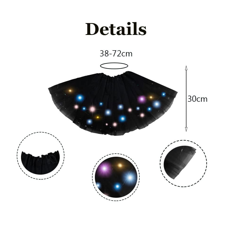 Bybyseno elastic waist tutu skirt easy fit for kids