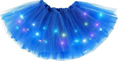 Bybyseno LED light front view of the girl tutu skirt for lively party glow