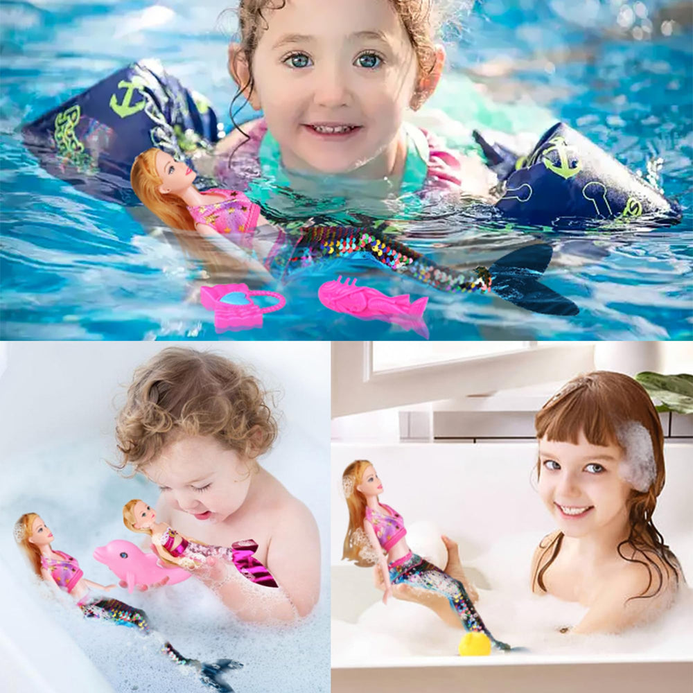 BYCICI starfish brush for decorative hairstyling during pretend spa moments