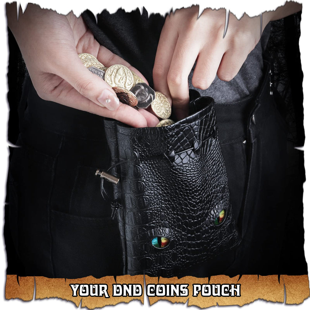 Byhoo PU leather bag with dragon-scale texture for secure storage