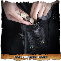 Byhoo PU leather bag with dragon-scale texture for secure storage