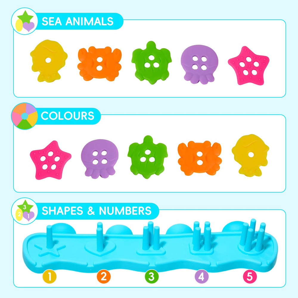 BYKASIST mold-free bath toys designed for toddlers ages 1-3
