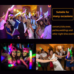 Durable soft-foam glow stick designed for reuse