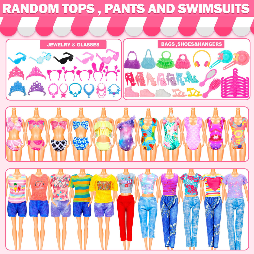 BYMORE bikini swimsuits for sunny doll adventures