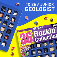 Byncceh Gamerside crystal collection: shimmering crystals for science play and learning