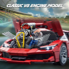 BYTLK V8 engine model app control demonstrates programmable speed via smartphone