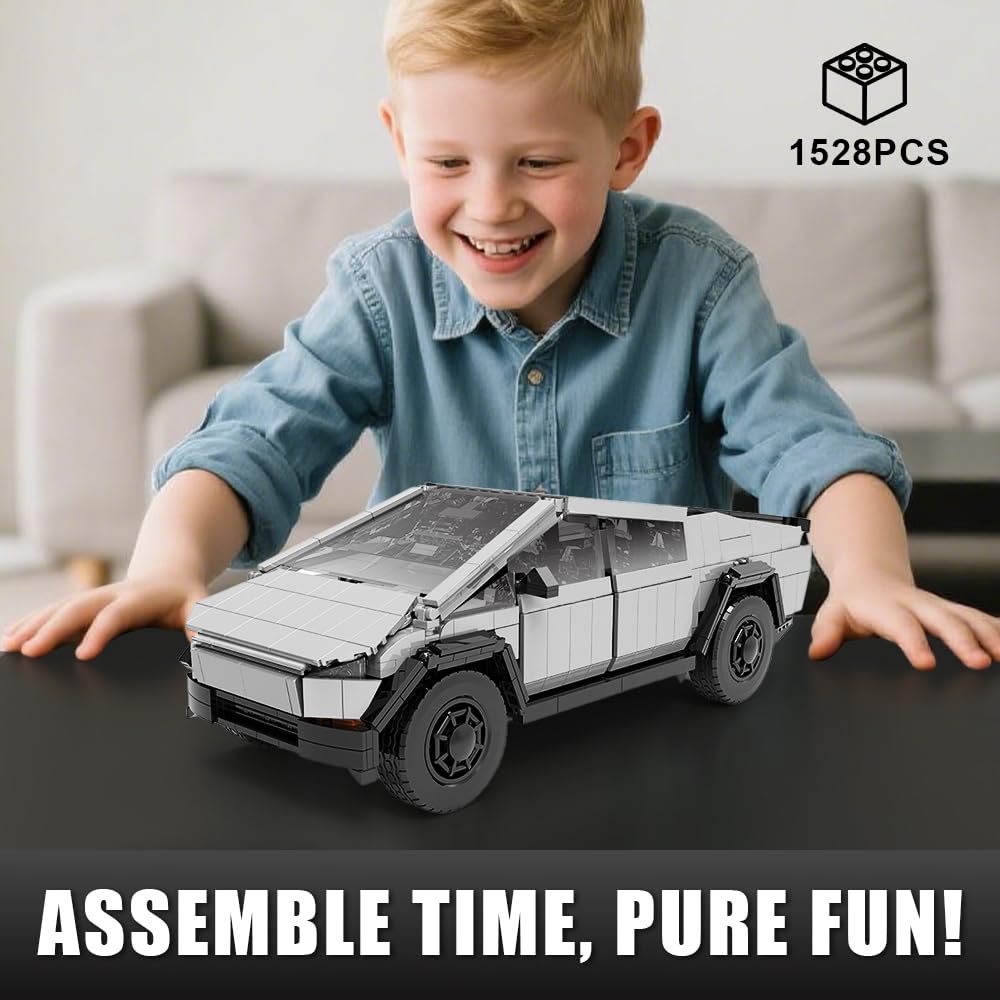 BYWBRICKIFY light-up car building set makes a thoughtful gift for car lovers