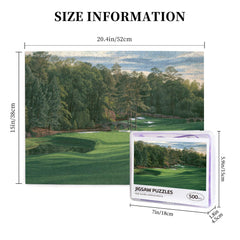 BzcjLyhbZ Augusta National Golf wooden puzzle back labels A and B for sorting