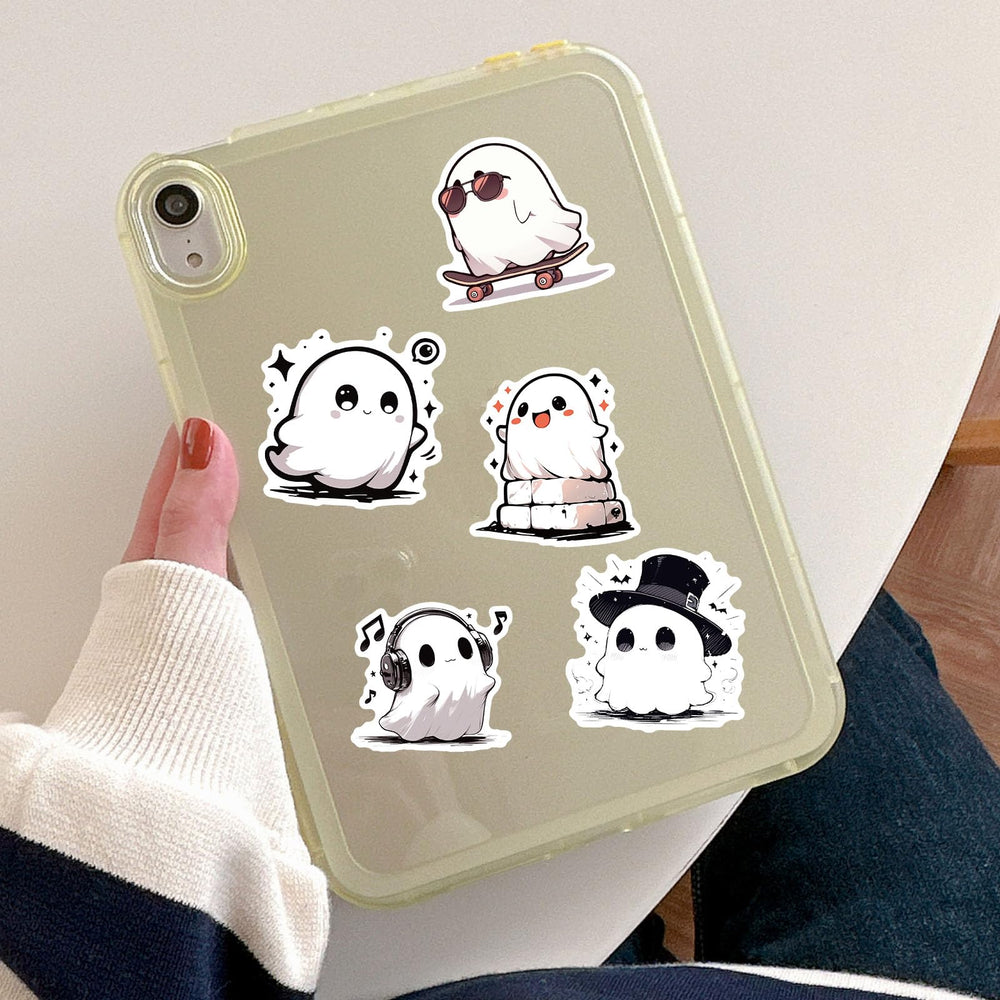 Caakkee gift-ready ghost sticker set for fun, shareable projects.