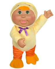Close-up of Cabbage Patch Kids smiles and nostalgic scent