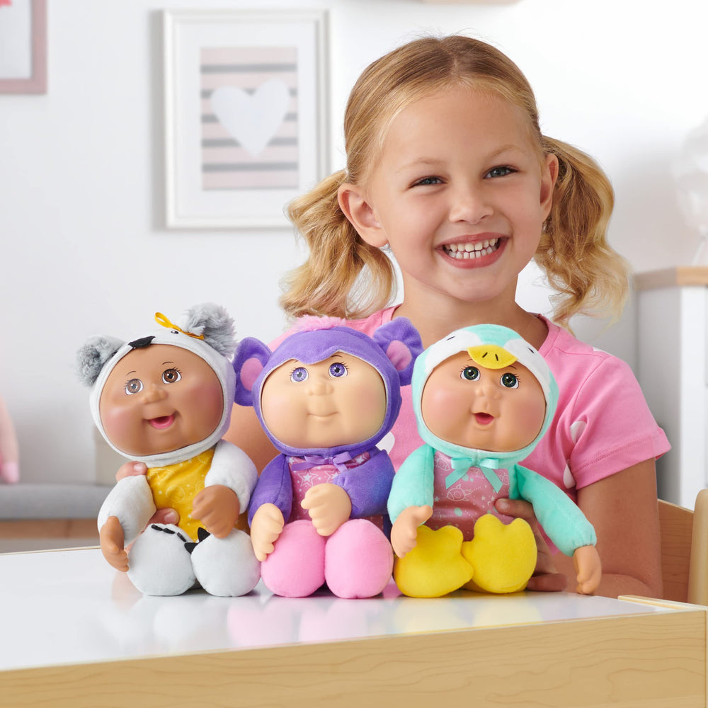 Cabbage Patch Kids Space Friends 3-pack front view promotes family-friendly play and posing ideas