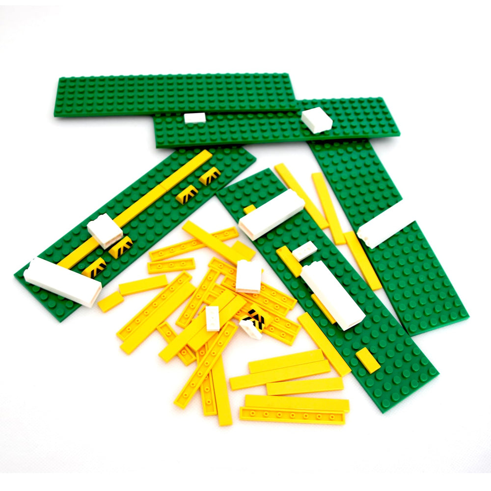 Cabeeskii parking spaces sized 12.5 by 5.5 cm for model cars.
