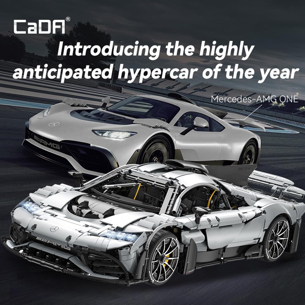 CaDA C61503W Mercedes-AMG One butterfly doors-open view showcases dramatic opening mechanism