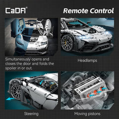 CaDA C61503W Mercedes-AMG One Michelin tires enhance authentic scale appearance