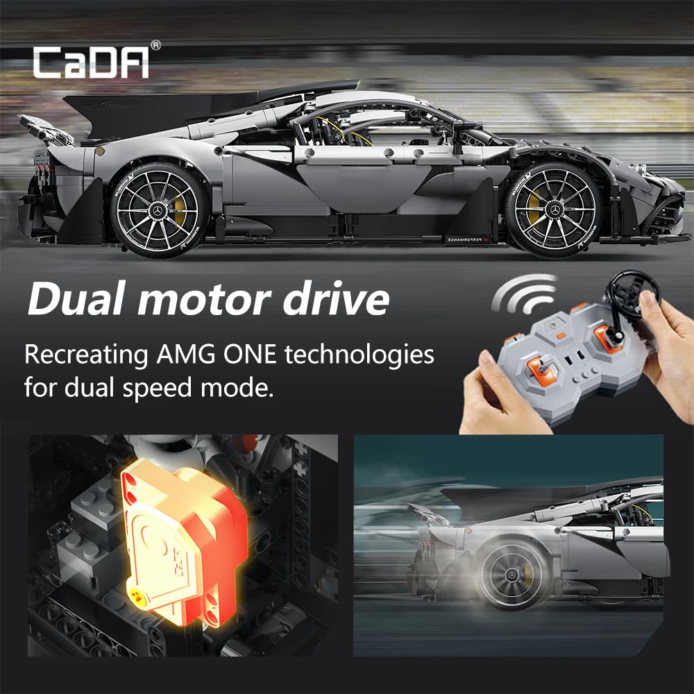 CaDA C61503W Mercedes-AMG One rear V6 engine view reveals powertrain details