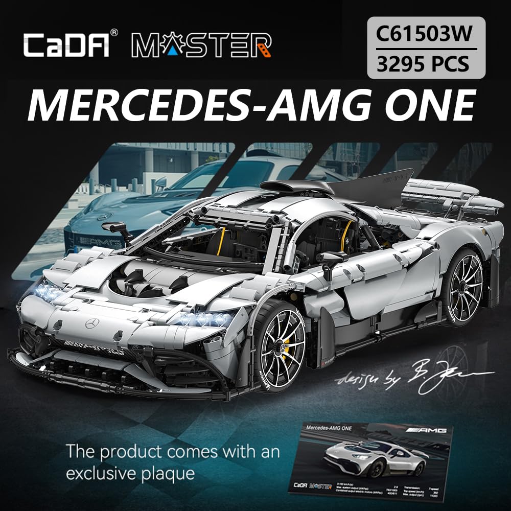 CaDA C61503W Mercedes-AMG One top cockpit view highlights detailed interior for study