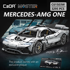 CaDA C61503W Mercedes-AMG One top cockpit view highlights detailed interior for study