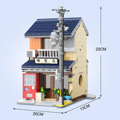 CaDA Tea House built-in light set highlights details when displayed in low light