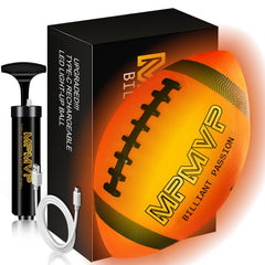 Cadyaw Light Up Football glows in the dark for backyard night practice