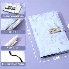 CAGIE refillable pages offer eye-friendly writing with non-fluorescent ink protection
