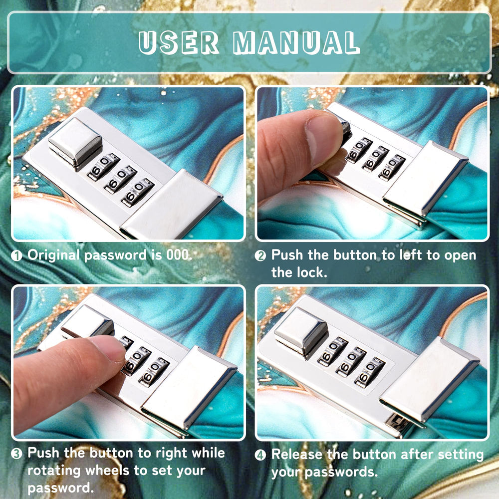 CAGIE gift ready locked diary ideal for girls on holidays.