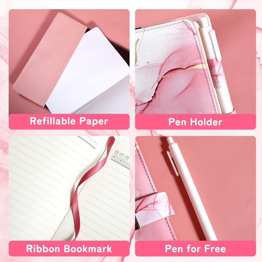 CAGIE refillable inner pages in A5 size for long-term use