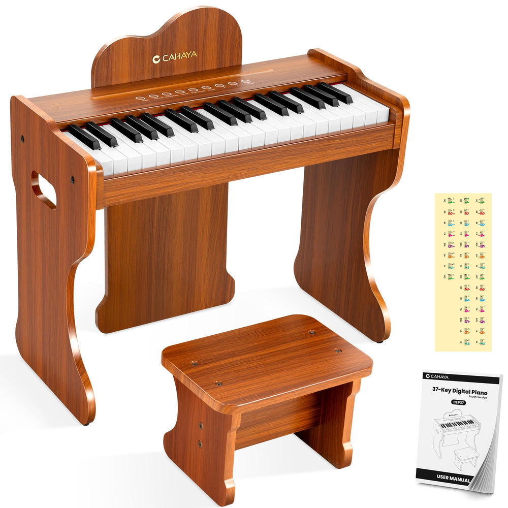 CAHAYA kids piano 37 keys for beginner learners with authentic touch