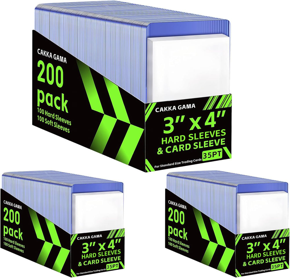 CAKKAGAMA 600pcs card sleeves pack for versatile protection and storage.