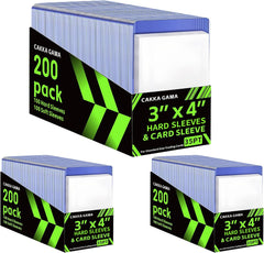 CAKKAGAMA 600pcs card sleeves pack for versatile protection and storage.