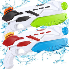 Cakuni water guns front view, two-pack for sunny backyard battles.