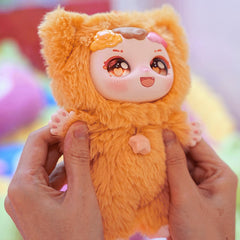 CALEMBOU movable-bones plush, interactive charm with swinging limbs.