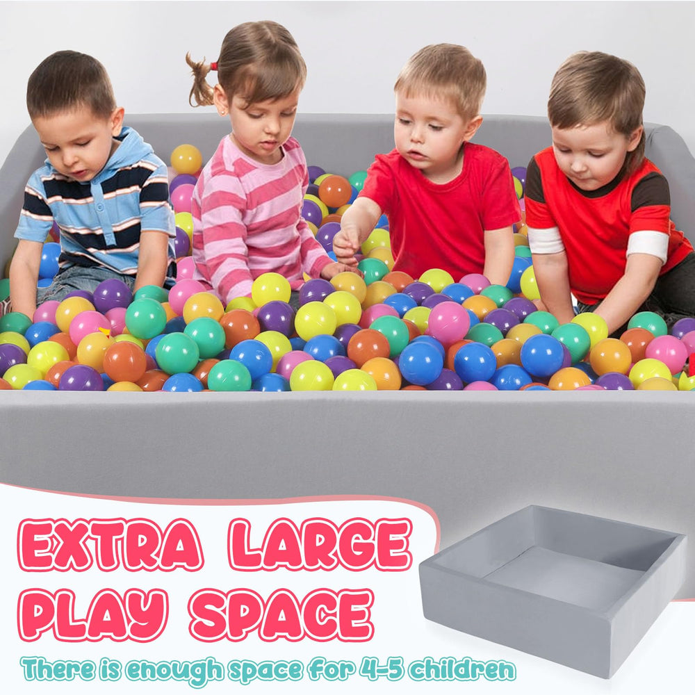 CALEPTONG memory foam cushions provide gentle support during active play.