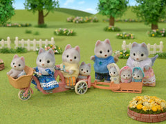 Calico Critters Hayden figure in removable clothing for collaborative storytelling.
