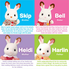 Calico Critters Hopscotch Rabbit fit with houses for play setups