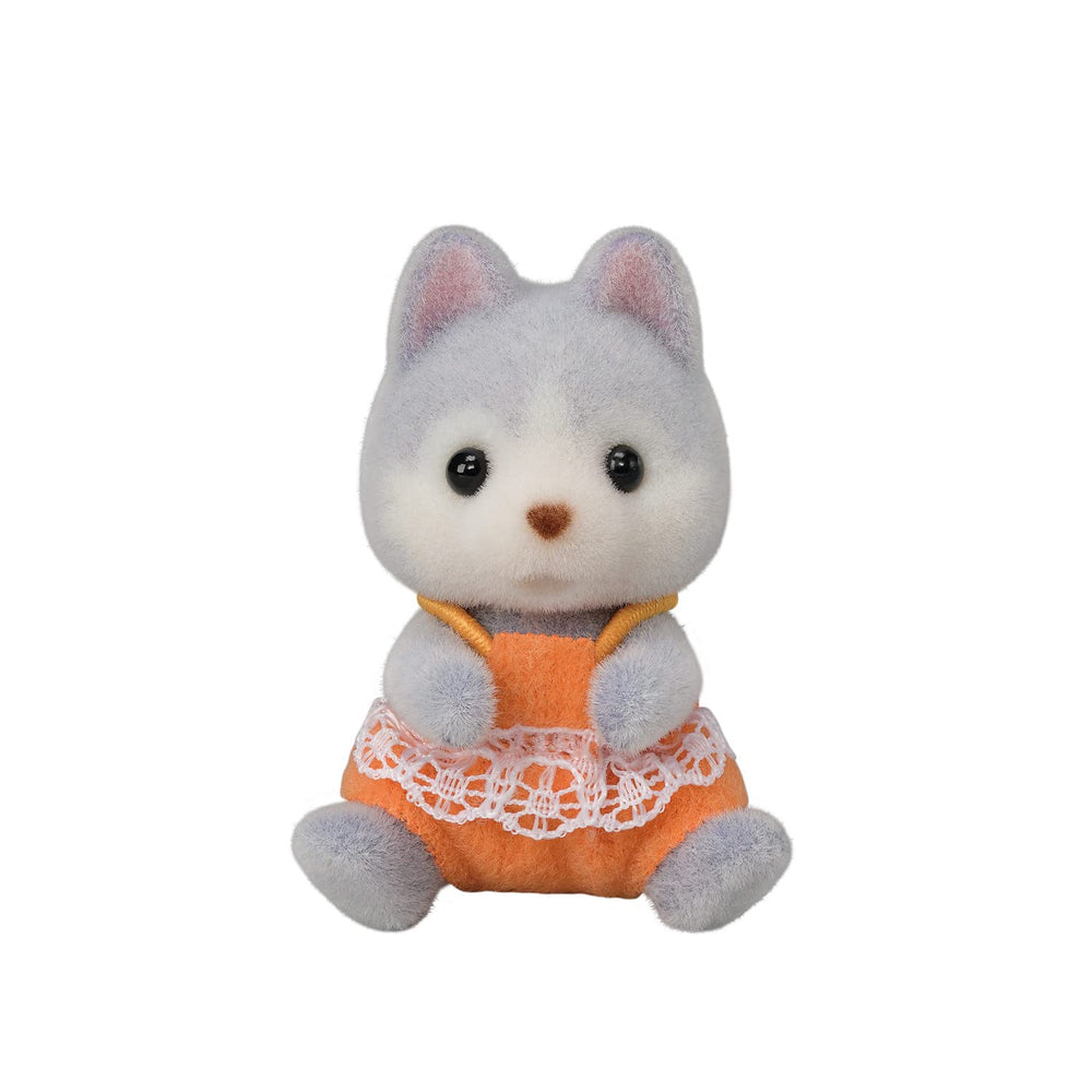 Calico Critters Husky Twins brother and sister duo for storytelling moments.