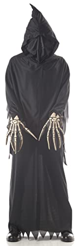 California Costumes Grim Reaper Deluxe child costume hood and face cover for a spooky look