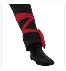 California Costumes Stealth Ninja leg ties offer easy sizing for active kids.