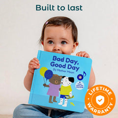 Cali's Books Bad Day Good Day interactive moment encourages parent-child bonding