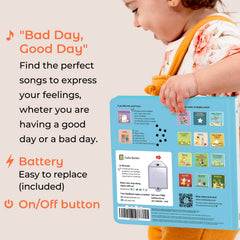Cali's Books Bad Day Good Day illustrations depict emotions for toddlers