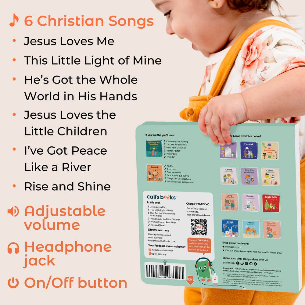 Durable, safe toddler book designed for busy hands.