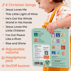 Durable, safe toddler book designed for busy hands.