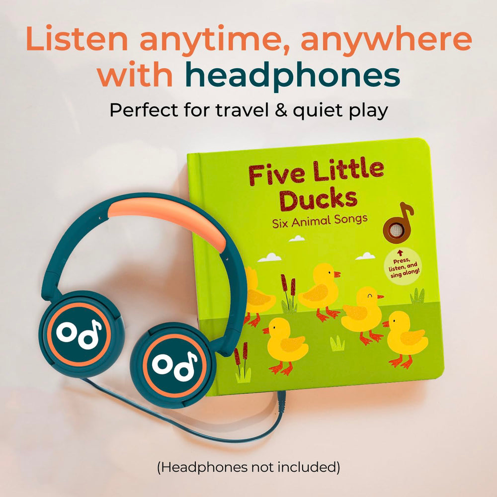 Cali's Books Five Little Ducks sound-button offers interactive music play for kids.